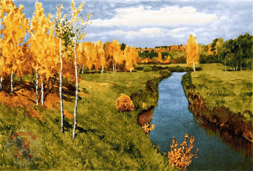 сочинение по картине Левитана Золотая осень