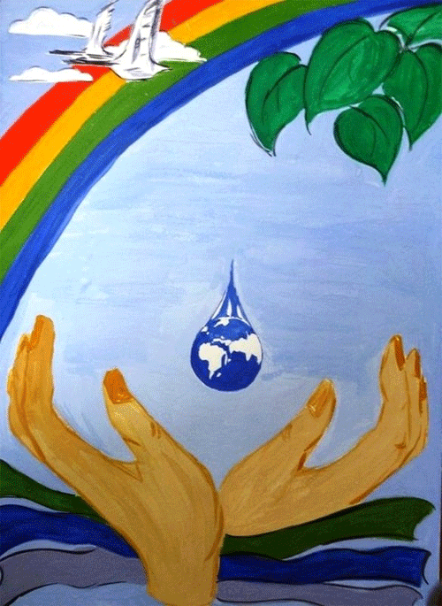 Плакат Берегите воду 3 класс окружающий мир
