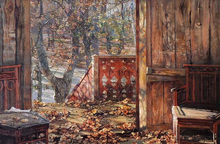 Исаак Бродский  "Опавшие листья"